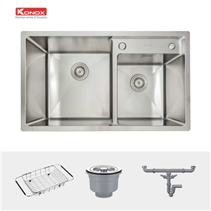 Chậu Rửa Chén 2 Hộc Overmount sink Konox KN7847DO