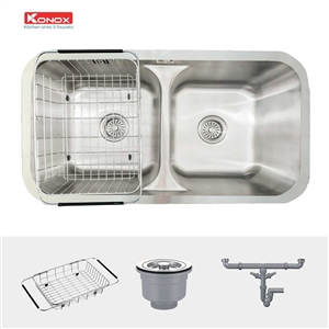 Chậu Rửa Chén 2 Hộc Undermount sink Konox KN8246DUA