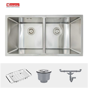 Chậu Rửa Chén 2 Hộc Undermount sink Konox KN7544DUB