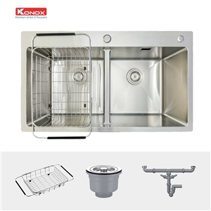 Chậu Rửa Chén 2 Hộc Overmount sink Konox KN8248DOB