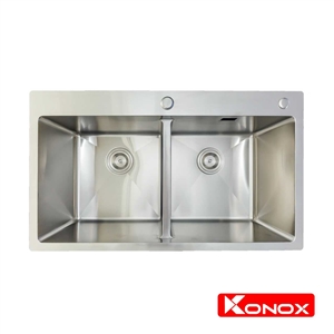 Chậu Rửa Chén 2 Hộc Overmount sink Konox KN8248DOB