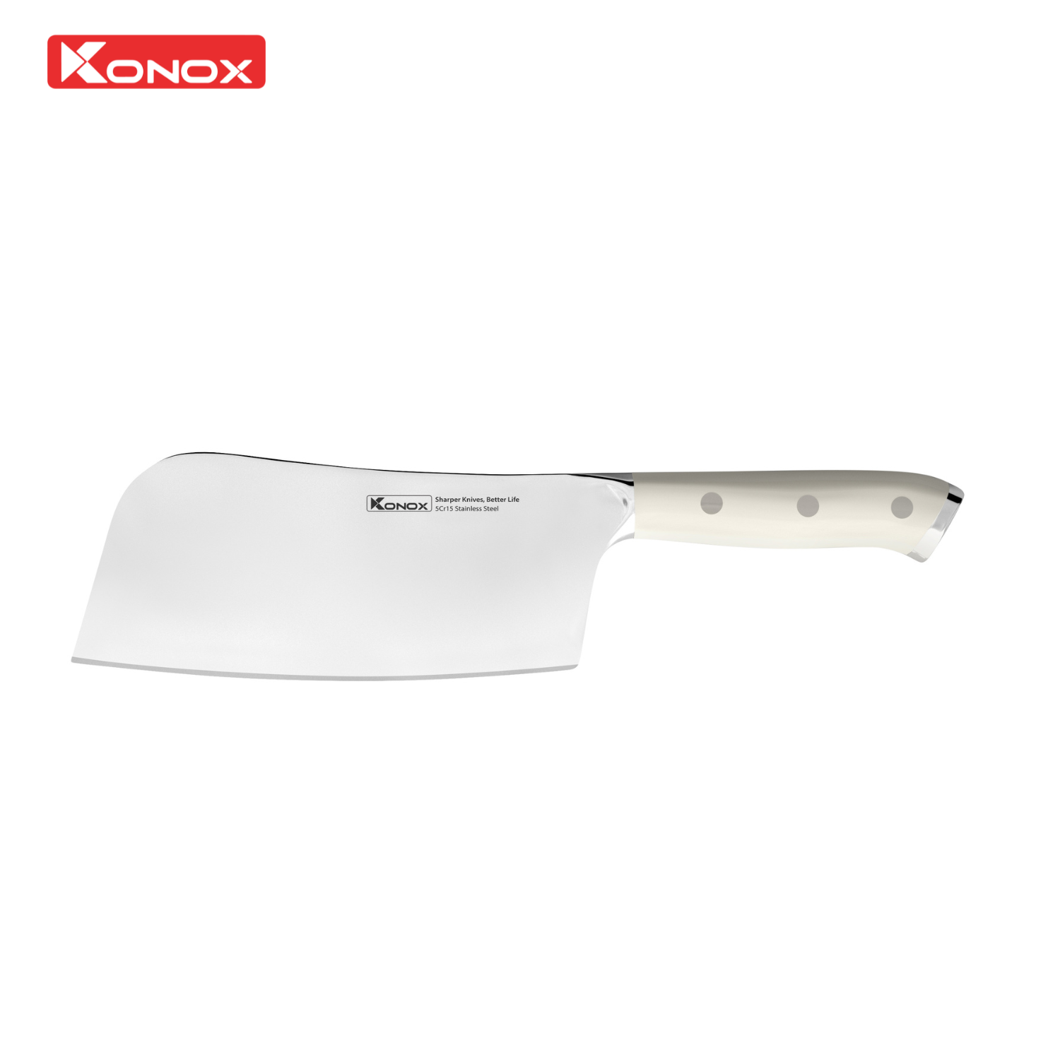 Bộ dao làm bếp 5 món cao cấp Konox Haper Grey - ảnh 6