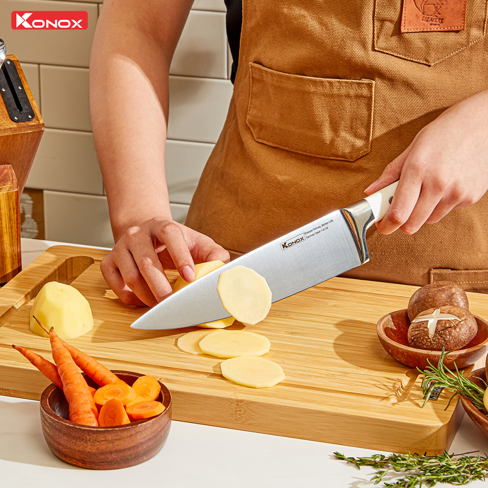 Bộ dao làm bếp cao cấp 7 món Konox Gouter - ảnh 6