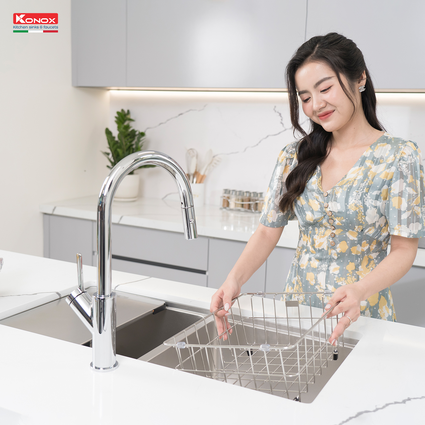 Chậu rửa bát chống xước Workstation Sink – Undermount Sink KN8646DU Dekor - ảnh 8