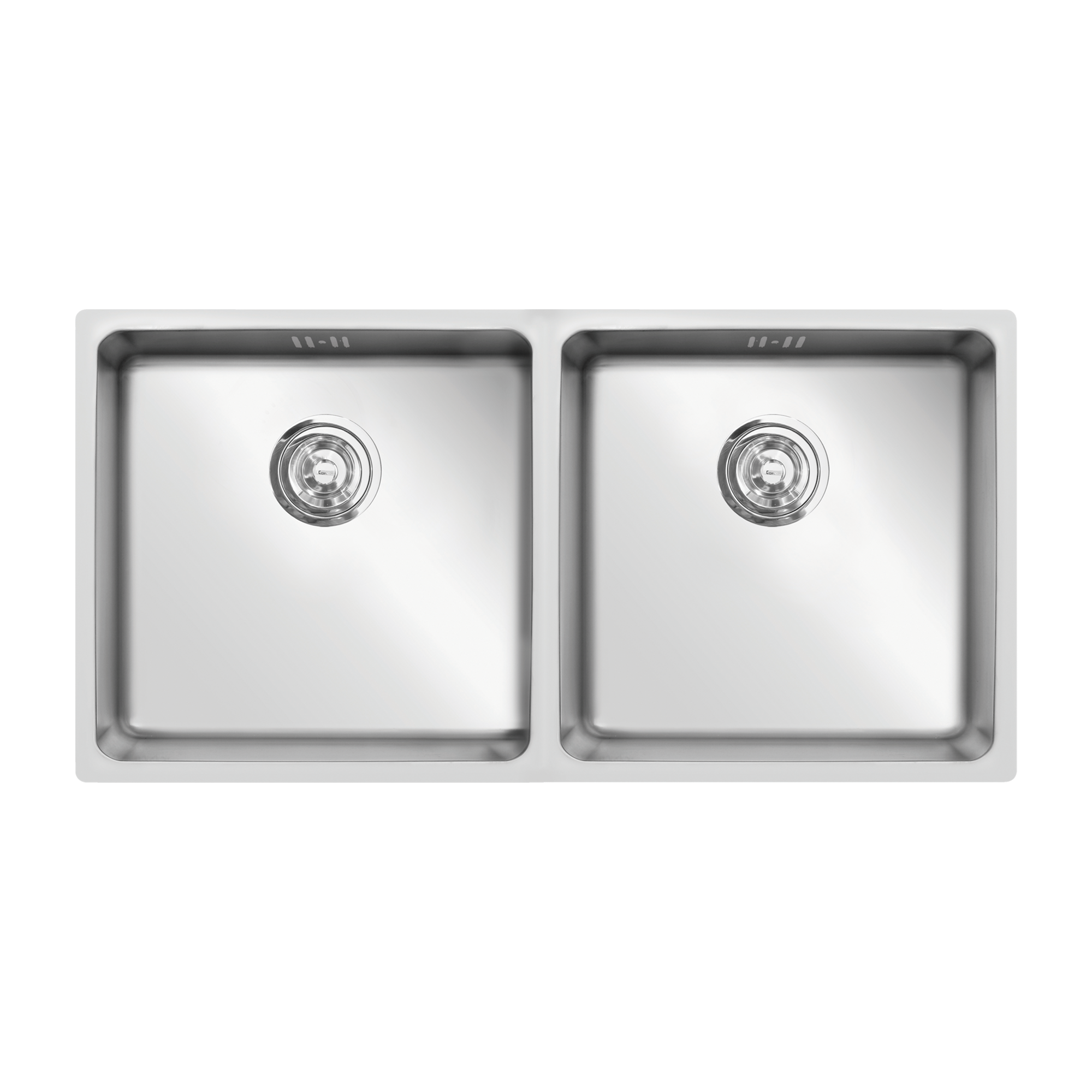 Chậu rửa bát Konox KN7544DUB – 2 hố cân Undermount gọn cho bếp nhỏ