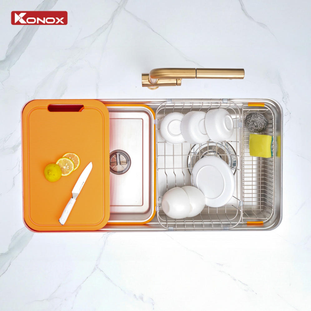 Chậu rửa bát chống xước (phiên bản cá nhân hóa) Tari Smart 8847PP - ảnh 7