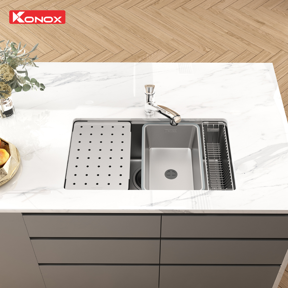 Đánh giá chậu rửa bát Konox chi tiết sau khi xem kỹ từng dòng