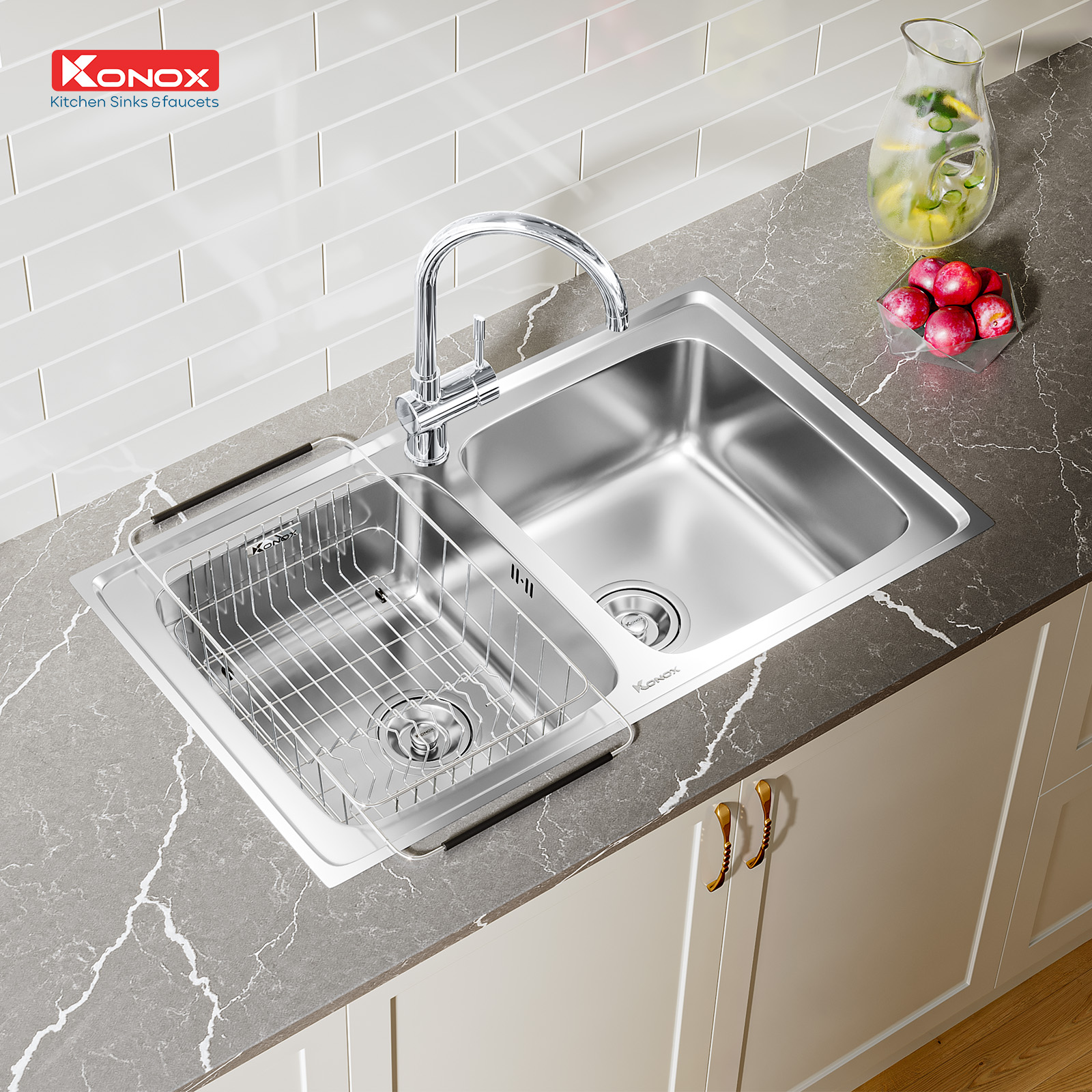 Chậu rửa bát European sink Premium KS8650 2B - ảnh 4
