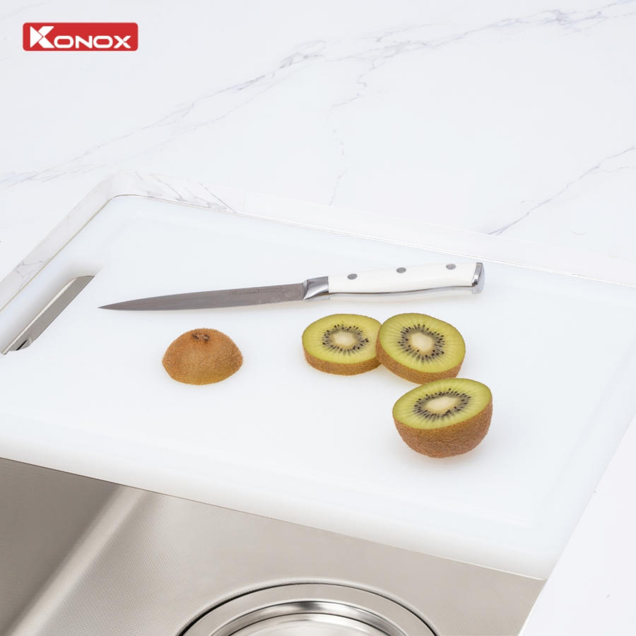 Chậu rửa bát inox 1 hố chống xước Dekor JP8044SU-L - ảnh 8