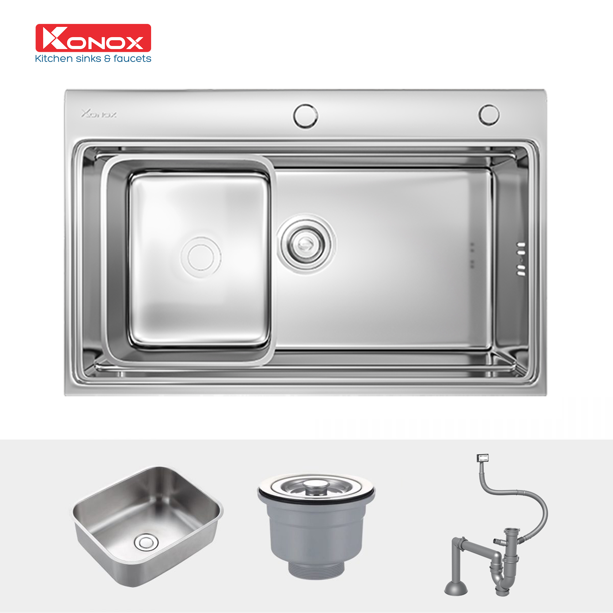 Chậu rửa bát Overmount Sink KN7548SO - ảnh 3