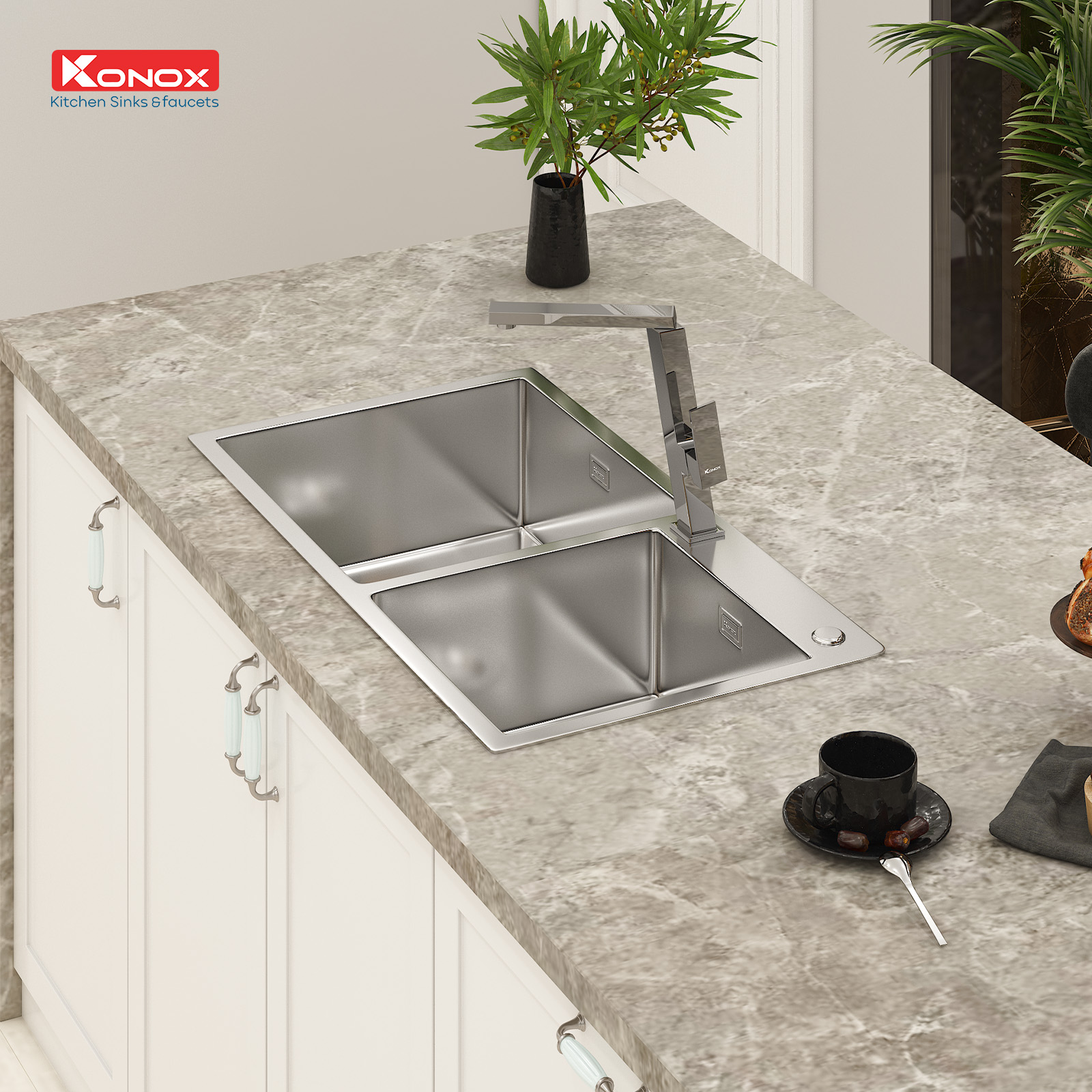 Chậu rửa bát Overmount Sink KN8245DO - ảnh 4