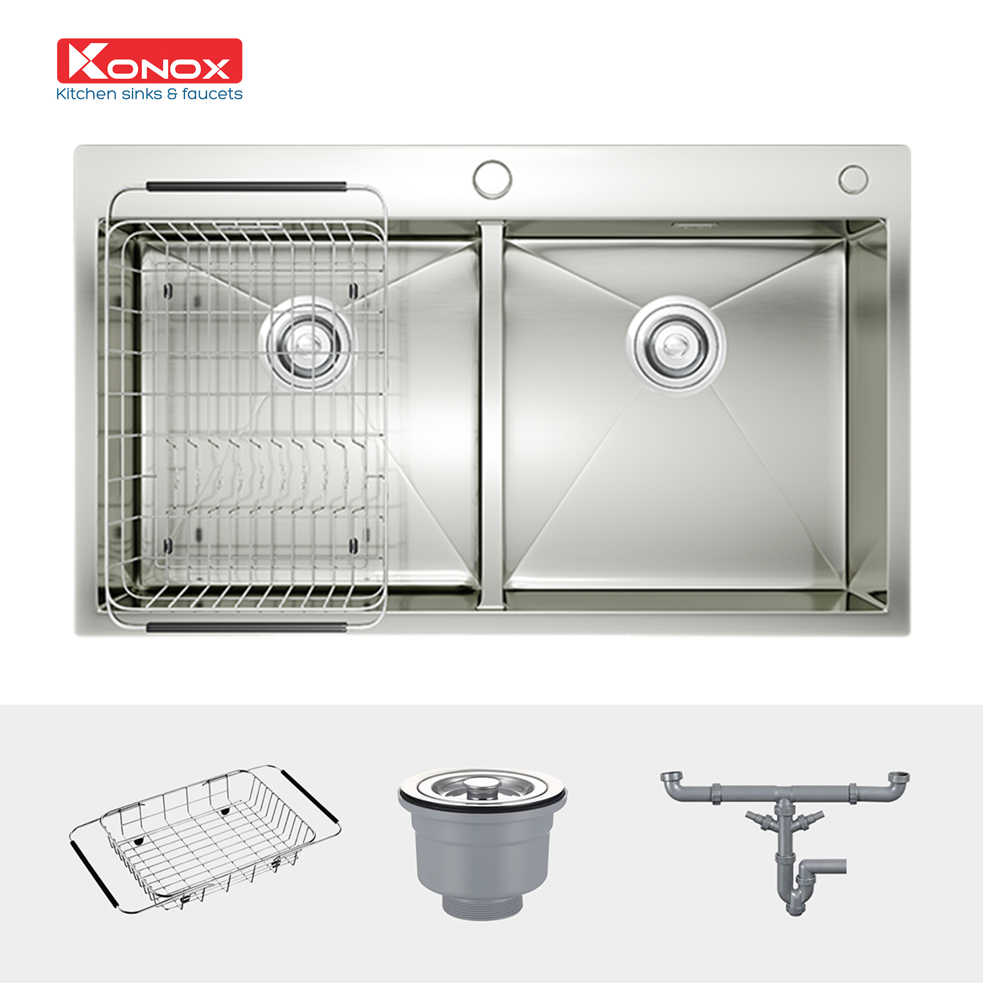 Chậu rửa bát Overmount Sink KN8248DOB - ảnh 3
