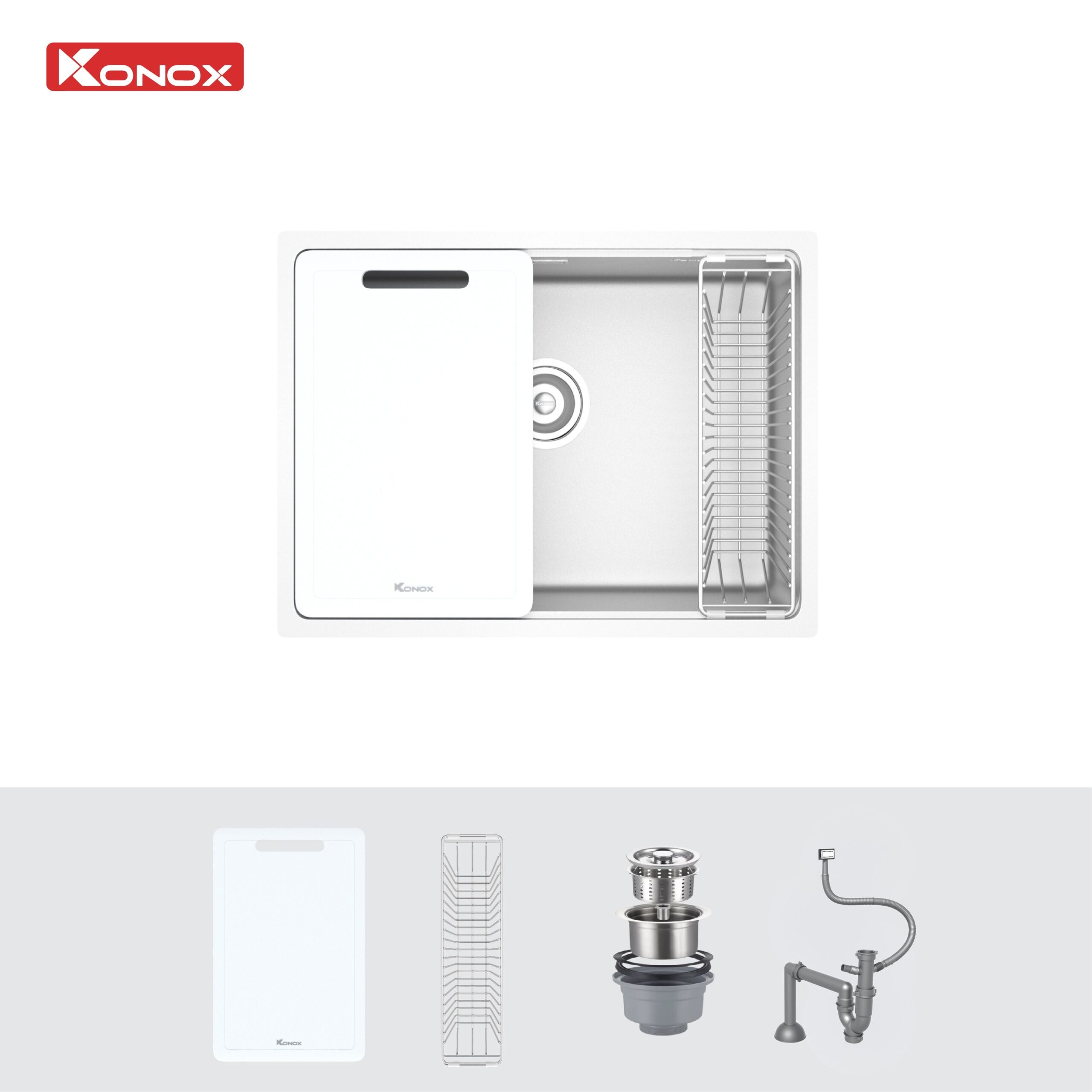 Chậu rửa bát phong cách Nhật bề mặt mịn Tari 6448SM - ảnh 3