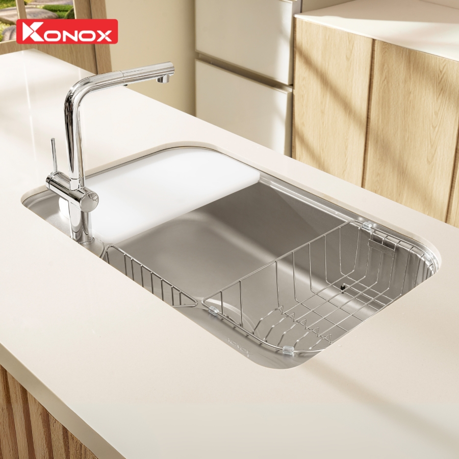 Chậu rửa bát phong cách Nhật bề mặt mịn Tari 7851SM - ảnh 7