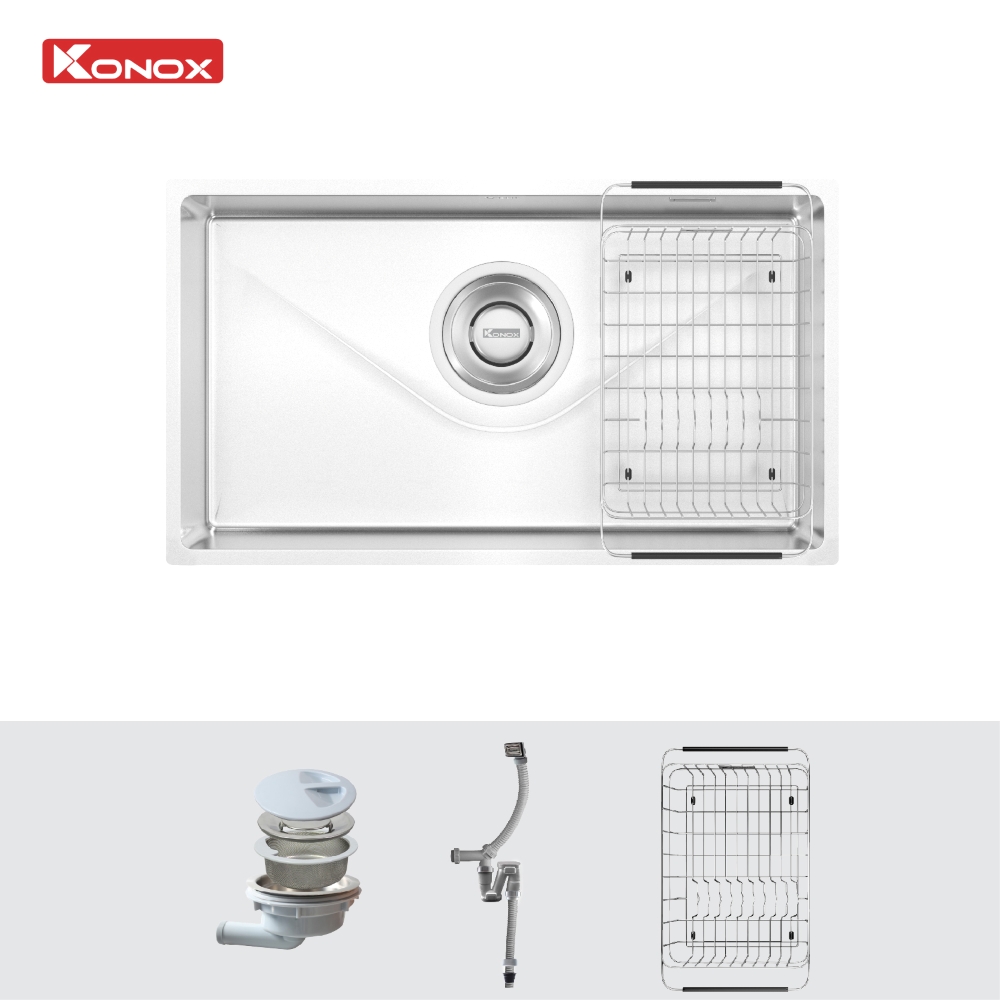 Chậu rửa bát phong cách Nhật bề mặt mịn Tari 800SM - ảnh 2