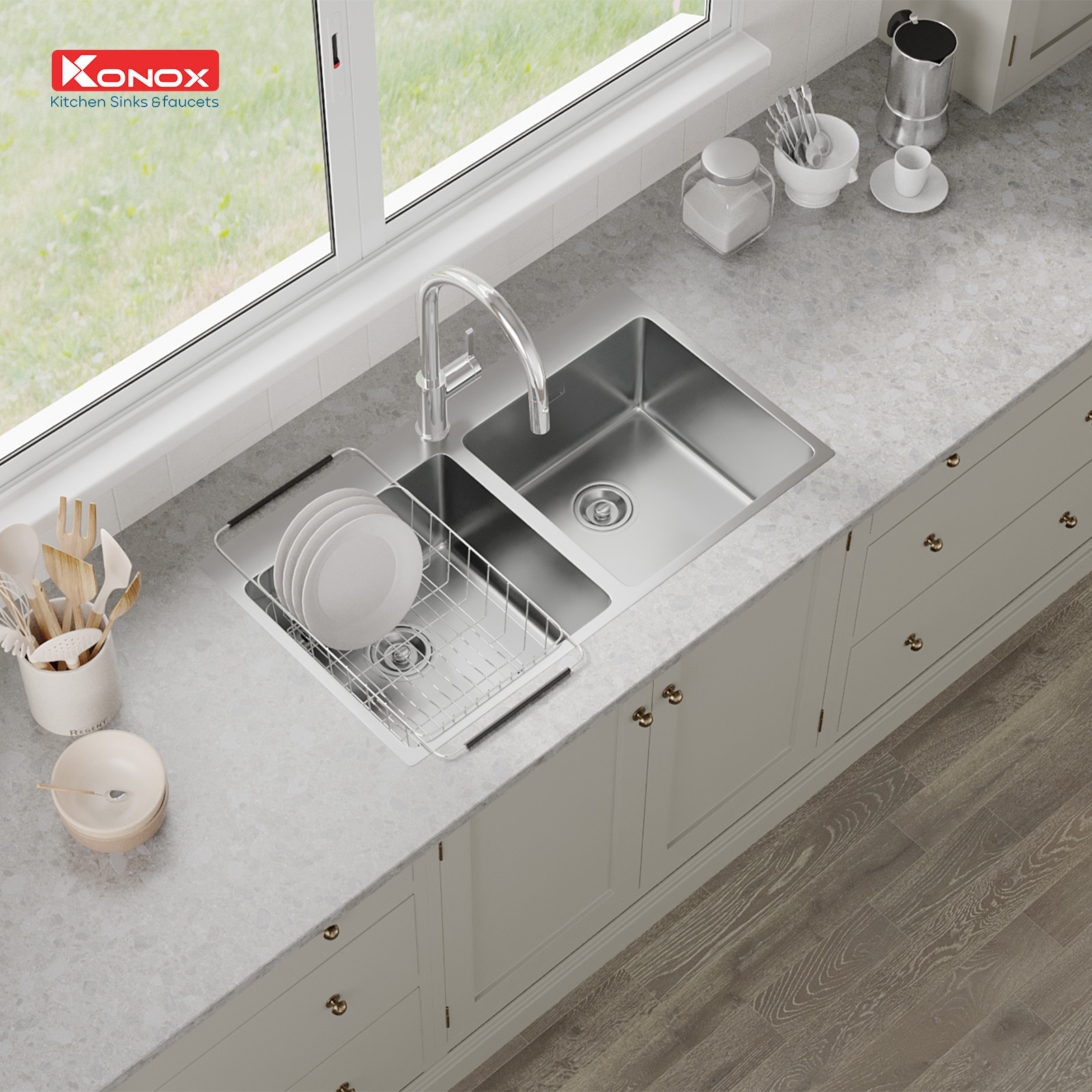 Chậu rửa bát Topmount Sink Unico 8850 - ảnh 4