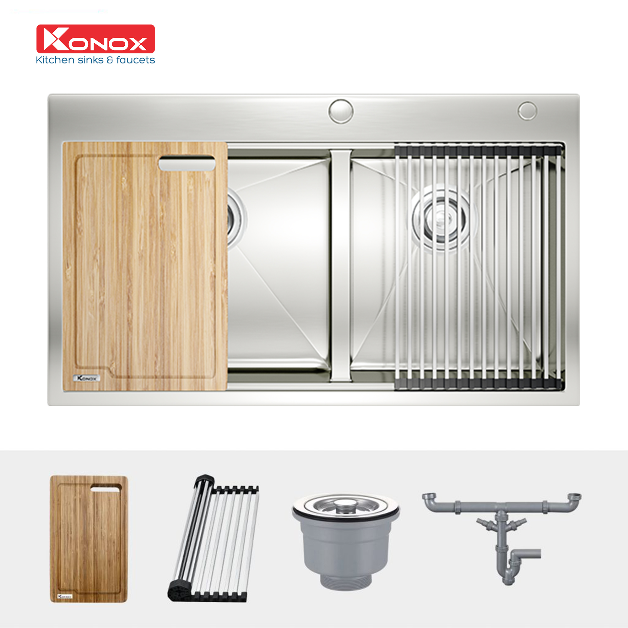 Chậu rửa bát Workstation Sink – Topmount Sink KN8250TD - ảnh 3