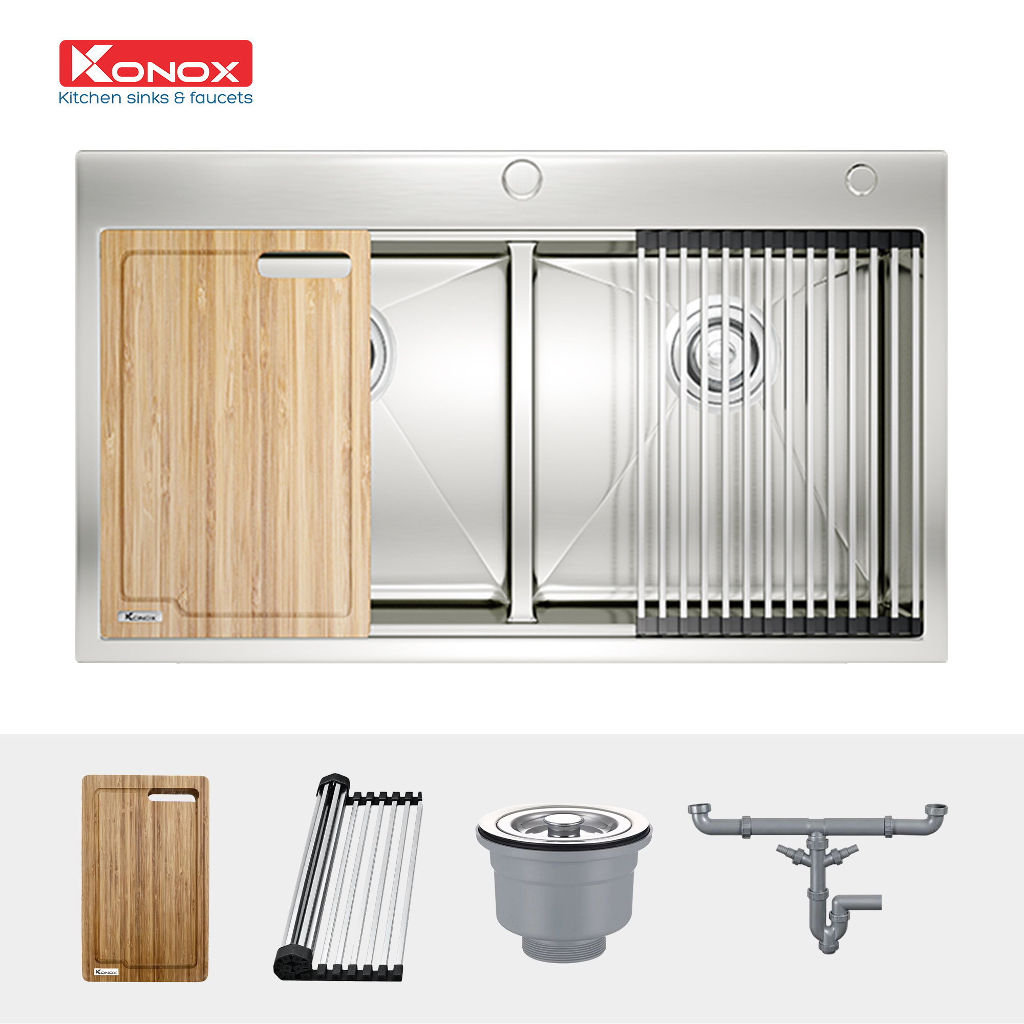 Chậu rửa bát Workstation Sink – Topmount Sink KN8850TD - ảnh 3