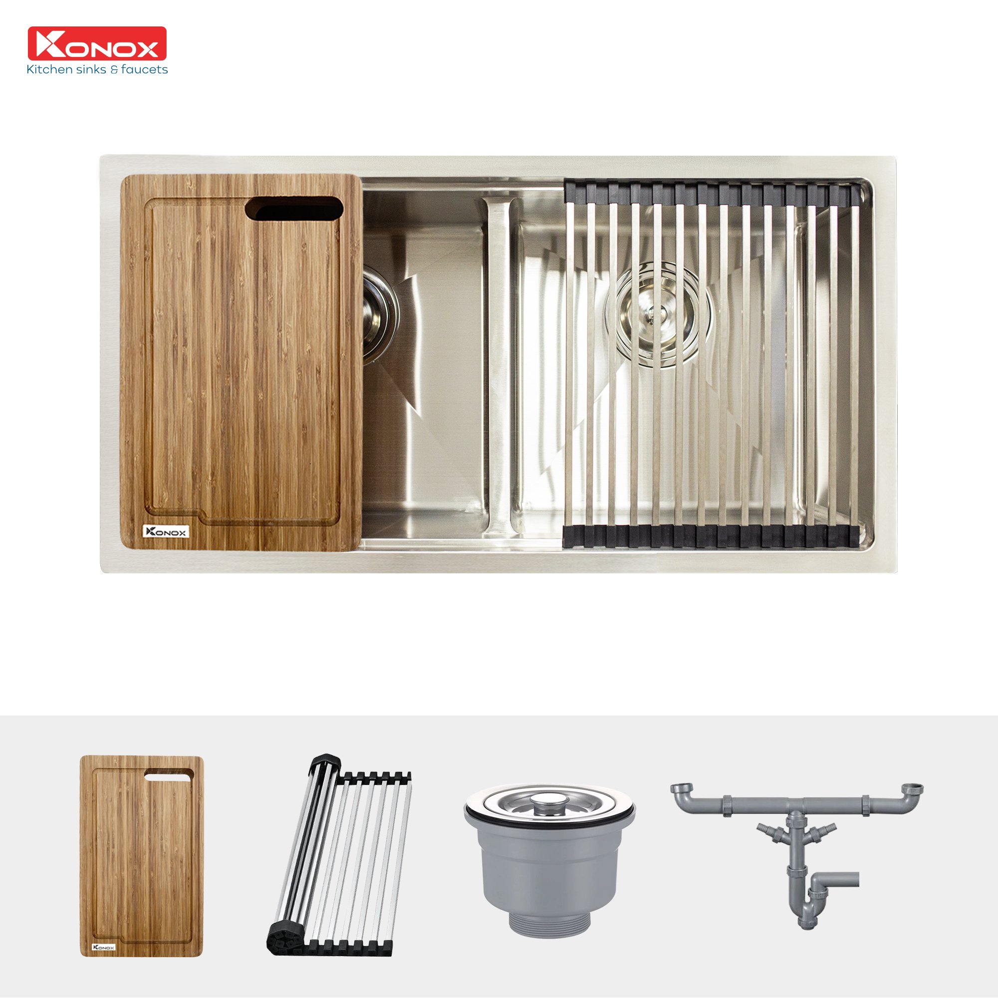Chậu rửa bát Workstation Sink – Undermount Sink KN8745DUB - ảnh 3