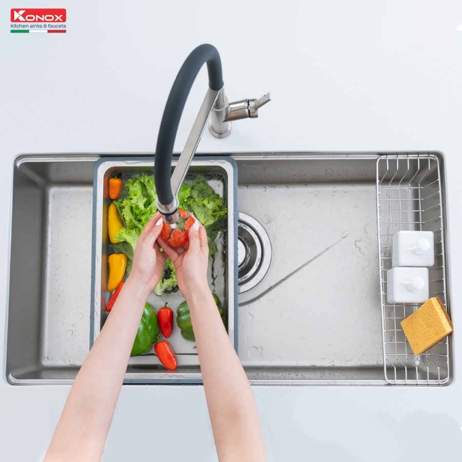 Chậu rửa mini Colander Sink – CD TariR16 (phụ kiện chậu rửa) - ảnh 3