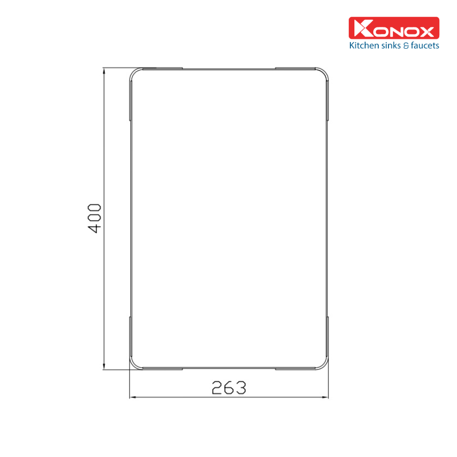 Thớt inox – Cutting Board – CB03 - ảnh 2