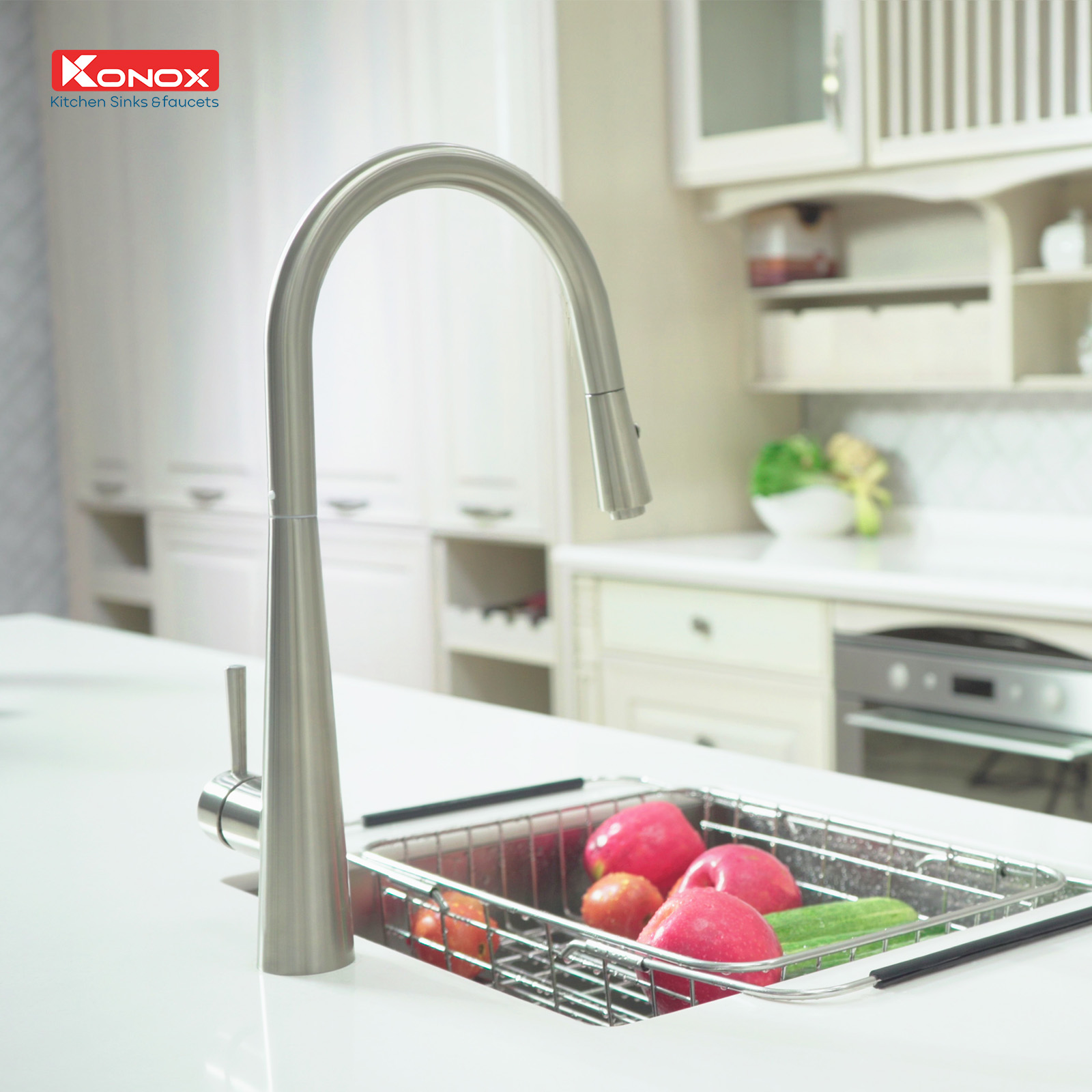 Vòi rửa bát dây rút KN1901N - ảnh 4