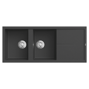 Chậu rửa chén đá Konox Livello 1160 Black