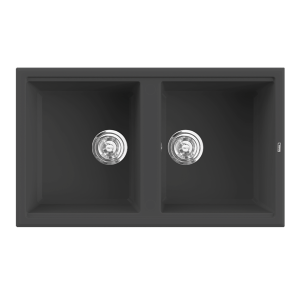 Chậu rửa chén đá Konox Phoenix 860 Black
