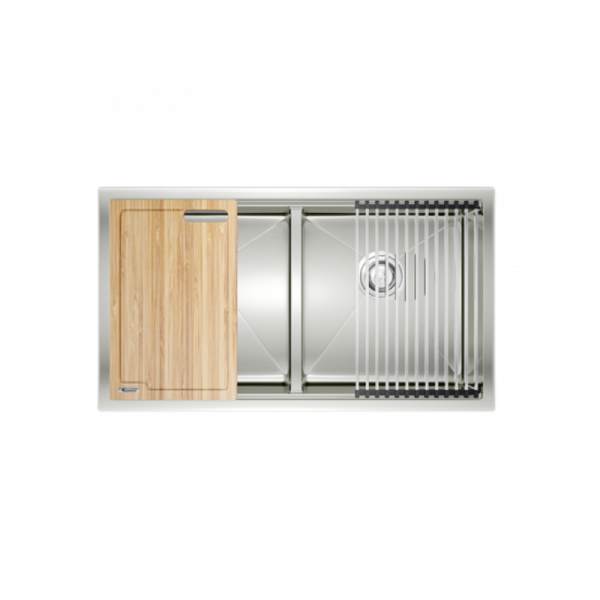 hau rua bat workstation sink e2 80 93 undermount sink konox kn8046dub 6a0d63c43ea74c73995fc0dbc589e326